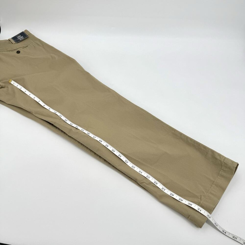 Gap Khakis Mens Straight Stretch Flat Front Dress Pants Size 36x32 Preppy Chinos - Picture 11 of 11
